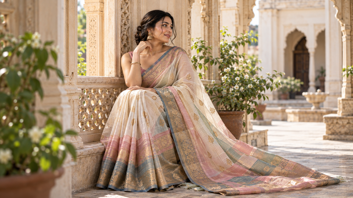 Chanderi, With a Subtle Glow